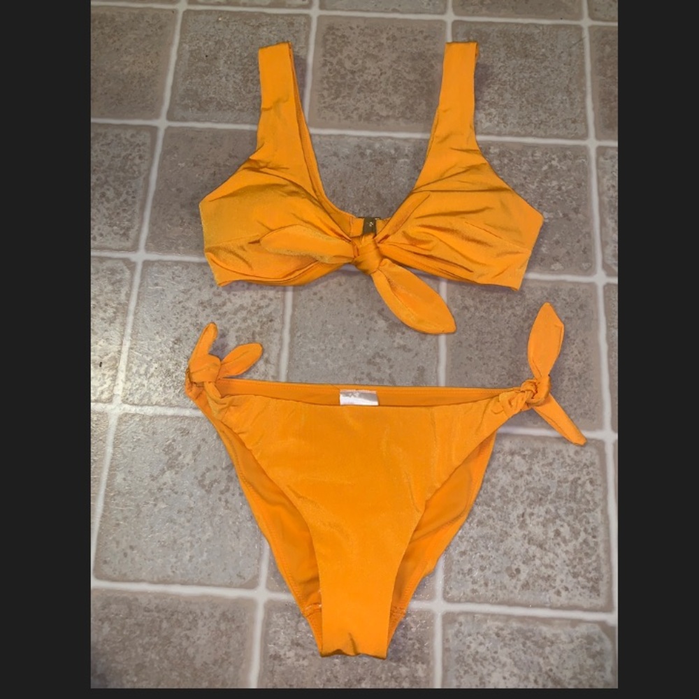 Orange bikini